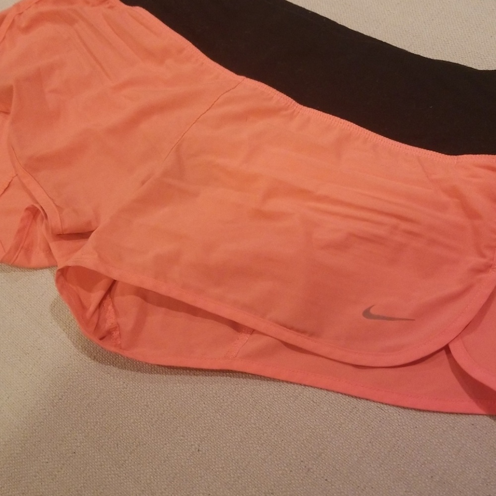 Neon pink Nike Running shorts